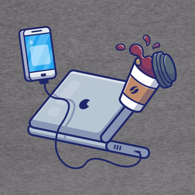 Laptop, headphone and coffee by Catalyst Labs